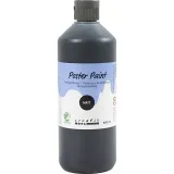 Temperafarbe, Matt, Halbdeckend, Schwarz, 500 ml/ 1 Fl.