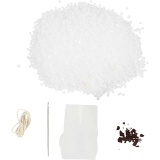 Kreativ Set Kerzengießen, Weihnachtsmann, Matt transparent, Rot, 1 Pck