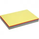 Bastelkarton, farbig, A3, Blatt 297x420 mm, 180 g, Sortierte Farben, 300 Bl. sort./ 1 Pck
