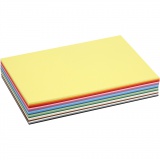 Farbkarton, A4, Blatt 210x297 mm, 180 g, Sortierte Farben, 300 Bl. sort./ 1 Pck