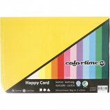 Frühlingskarton, A4, Blatt 210x297 mm, 180 g, Sortierte Farben, 300 Bl. sort./ 1 Pck