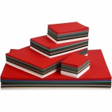 Weihnachts-Karton, A2,A3,A4,A5,A6, 180 g, Sortierte Farben, 1800 Bl. sort./ 1 Pck