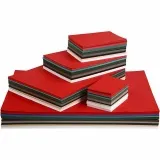 Bastelkarton Weihnachten, A2,A3,A4,A5,A6, 180 g, Sortierte Farben, 1800 Bl. sort./ 1 Pck