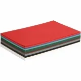 Bastelkarton Weihnachten, A4, Blatt 210x297 mm, 180 g, Sortierte Farben, 300 Bl. sort./ 1 Pck