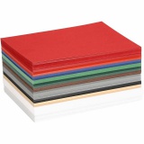 Weihnachts-Karton, A6, 105x148 mm, 180 g, Sortierte Farben, 300 Bl. sort./ 1 Pck