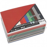 Weihnachts-Karton, A6, Blatt 105x148 mm, 180 g, Sortierte Farben, 300 Bl. sort./ 1 Pck