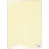 Karton, farbig, A2, Blatt 420x594 mm, 180 g, Hellgelb, 10 Bl./ 1 Pck