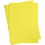Karton, farbig, A2, Blatt 420x594 mm, 180 g, Sonnengelb, 10 Bl./ 1 Pck