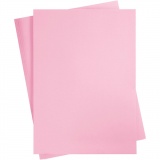 Karton, farbig, A2, Blatt 420x594 mm, 180 g, Hellpink, 10 Bl./ 1 Pck