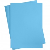 Karton, farbig, A2, Blatt 420x594 mm, 180 g, Blau, 10 Bl./ 1 Pck