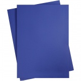 Karton, farbig, A2, Blatt 420x594 mm, 180 g, Königsblau, 10 Bl./ 1 Pck