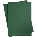 Karton, farbig, A2, Blatt 420x594 mm, 180 g, Dunkelgrün, 10 Bl./ 1 Pck