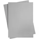 Bastelkarton, A2, Blatt 420x594 mm, 180 g, Grau, 10 Bl./ 1 Pck