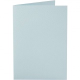 Karten, Kartengröße 10,5x15 cm, 220 g, Hellblau, 10 Stk/ 1 Pck