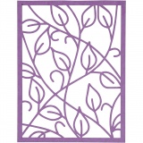 Block aus Karton mit Spitzen-Muster, A6, Blatt 104x146 mm, 200 g, Blau, Hellblau, Dunkelblau, Flieder, 24 Stk/ 1 Pck