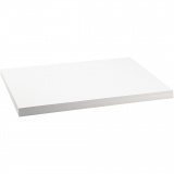 Karton, farbig, A2, Blatt 420x594 mm, 250 g, Weiß, 100 Bl./ 1 Pck