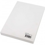 Karton, farbig, A4, Blatt 210x297 mm, 250 g, Weiß, 100 Bl./ 1 Pck