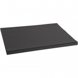 Karton, farbig, A2, Blatt 420x594 mm, 200 g, Schwarz, 100 Bl./ 1 Pck