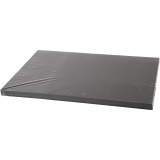 Karton, farbig, A2, Blatt 420x594 mm, 200 g, Schwarz, 100 Bl./ 1 Pck