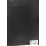 Karton, farbig, A3, Blatt 297x420 mm, 200 g, Schwarz, 100 Bl./ 1 Pck