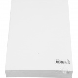 Karton, farbig, A5, Blatt 148x210 mm, 250 g, Weiß, 100 Bl./ 1 Pck