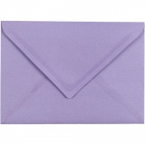 Kuvert, Umschlaggröße 11,5x16 cm, 100 g, Dunkellila/Lila, 10 Stk/ 1 Pck