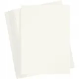 Bastelkarton, A4, Blatt 210x297 mm, 180 g, Naturweiß, 100 Bl./ 1 Pck