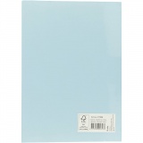 Karton, farbig, A4, Blatt 210x297 mm, 180 g, Hellblau, 100 Bl./ 1 Pck