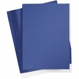 Karton, farbig, A4, Blatt 210x297 mm, 180 g, Dunkelblau, 100 Bl./ 1 Pck