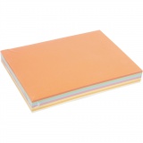 Pastellkarton, A4, Blatt 210x297 mm, 160 g, Pastellfarben, 210 Bl. sort./ 1 Pck