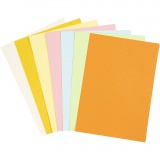Pastellkarton, A4, Blatt 210x297 mm, 160 g, Pastellfarben, 210 Bl. sort./ 1 Pck