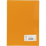 Karton, farbig, A4, 210x297 mm, 180 g, Orange, 100 Bl./ 1 Pck