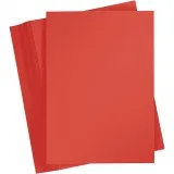 Bastelkarton, A4, Blatt 210x297 mm, 180 g, Rot, 100 Bl./ 1 Pck