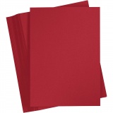 Karton, farbig, A4, Blatt 210x297 mm, 180 g, Weihnachtsrot, 100 Bl./ 1 Pck