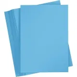 Bastelkarton, A4, Blatt 210x297 mm, 180 g, Blau, 100 Bl./ 1 Pck