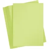 Bastelkarton, A4, Blatt 210x297 mm, 180 g, Hellgrün, 100 Bl./ 1 Pck