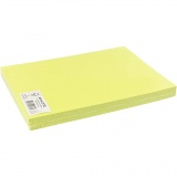 Karton, farbig, A4, Blatt 210x297 mm, 180 g, Hellgrün, 100 Bl./ 1 Pck