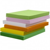 Karton, farbig, A4, Blatt 210x297 mm, 180 g, Hellgrün, 100 Bl./ 1 Pck