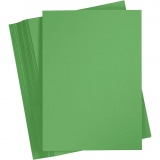 Karton, farbig, A4, Blatt 210x297 mm, 180 g, Grasgrün, 100 Bl./ 1 Pck
