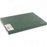 Karton, farbig, A4, Blatt 210x297 mm, 180 g, Dunkelgrün, 100 Bl./ 1 Pck