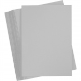 Karton, farbig, A4, Blatt 210x297 mm, 180 g, Grau, 100 Bl./ 1 Pck