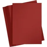 Bastelkarton, A4, Blatt 210x297 mm, 180 g, Dunkelrot, 100 Bl./ 1 Pck