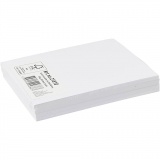 Karton, farbig, A6, Blatt 105x148 mm, 180 g, Weiß, 100 Bl./ 1 Pck