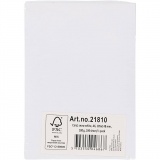 Karton, farbig, A6, Blatt 105x148 mm, 180 g, Weiß, 100 Bl./ 1 Pck