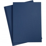 Karton, A4, Blatt 210x297 mm, 220 g, Blau, 10 Stk/ 1 Pck