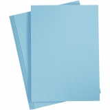 Karton, A4, Blatt 210x297 mm, 220 g, Hellblau, 10 Stk/ 1 Pck
