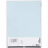 Karton, A4, Blatt 210x297 mm, 220 g, Hellblau, 10 Stk/ 1 Pck