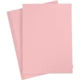 Karton, A4, Blatt 210x297 mm, 220 g, Rosa, 10 Bl./ 1 Pck