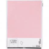 Karton, A4, Blatt 210x297 mm, 220 g, Rosa, 10 Stk/ 1 Pck