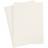 Karton, A4, Blatt 210x297 mm, 220 g, Naturweiß, 10 Stk/ 1 Pck